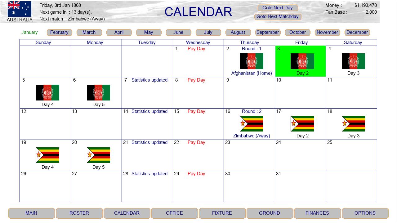 Calander